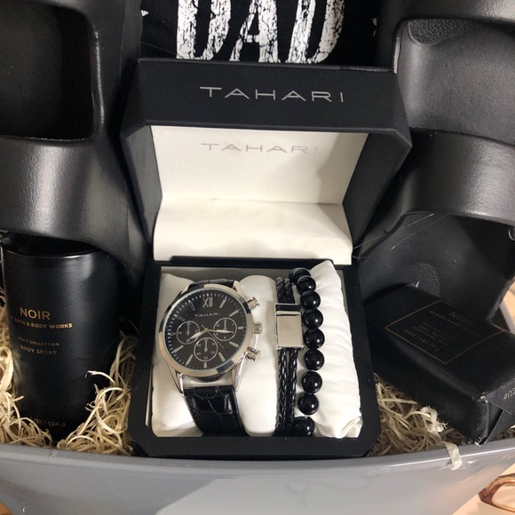 World's Greatest No.1 Dad Shirt All Occasion Gift Basket with 3-Piece Watch Set - Picture 7 of 17